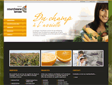 Tablet Screenshot of groupe.courchesnelarose.com
